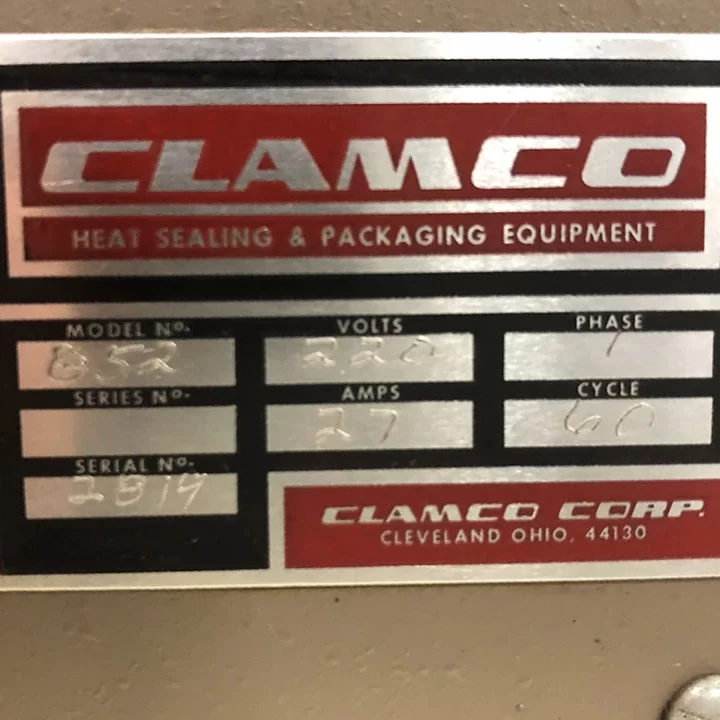 Clamco 852 Heat Tunnel Serial Number