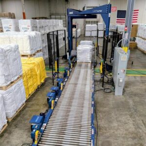 Lantech SLA Fully Automatic Rotary Arm Pallet Wrapper (Refurbished)